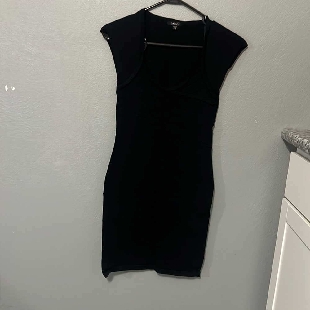 Professional black dress
